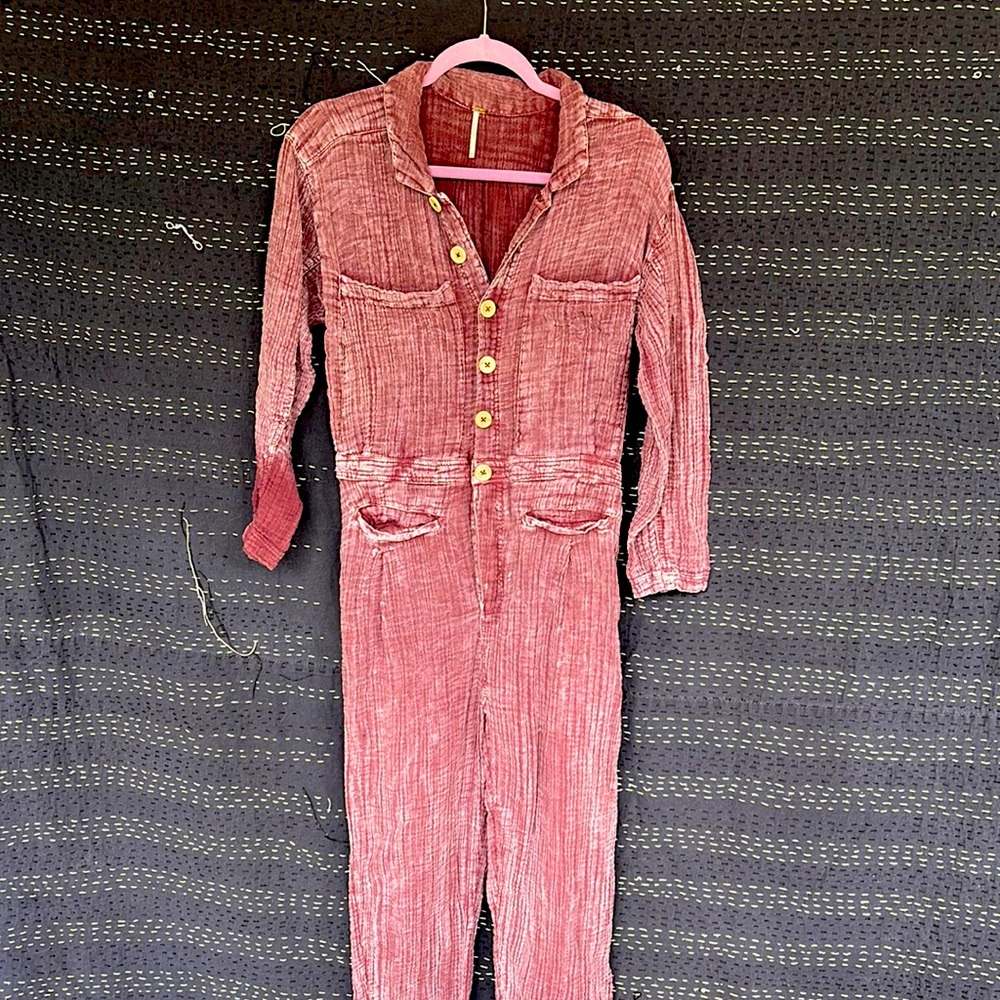 Free People Cotton Jumpsuit. Made in India.